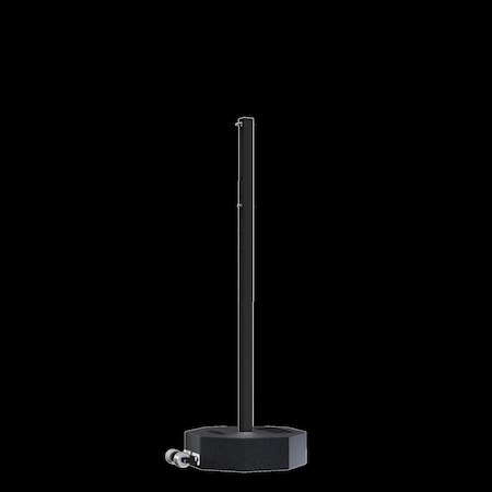 Plasticade , Plastic Black, Matte, 60 in L, 18.5 in D UV800RB60WHL-60BKPK